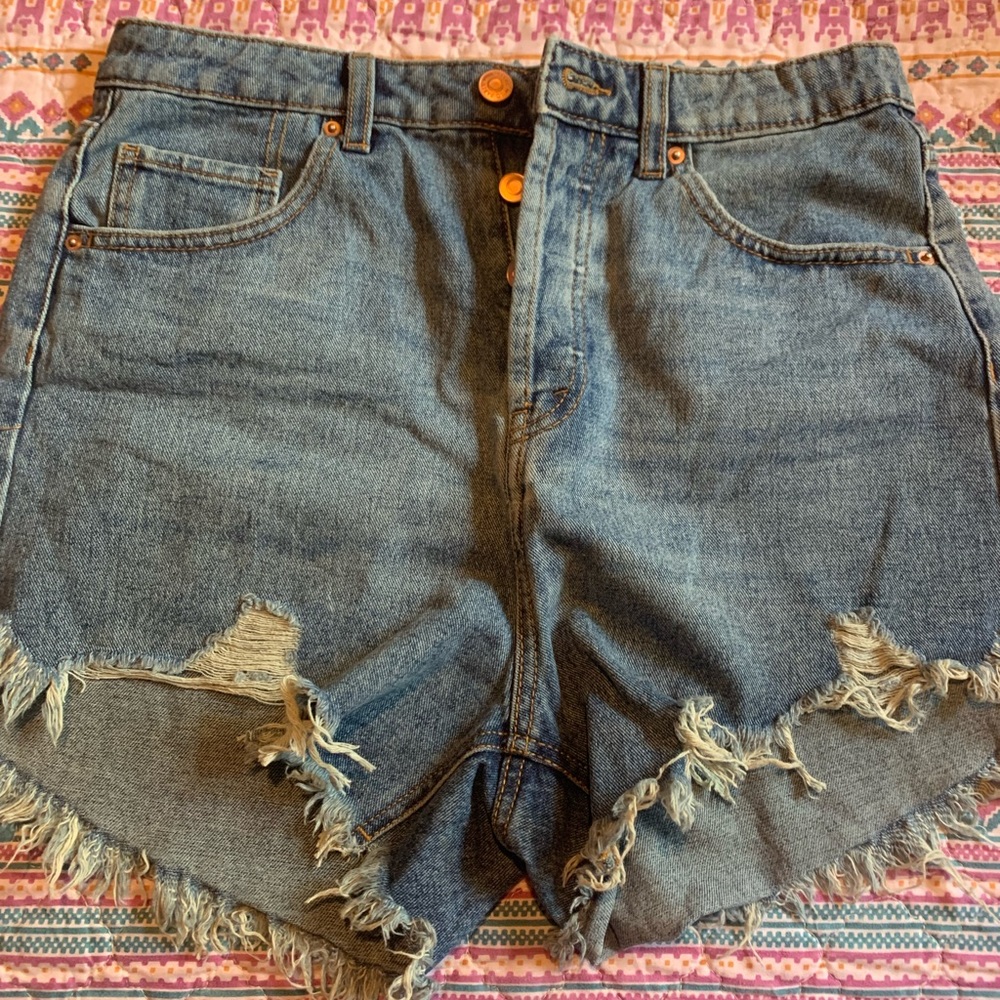 High waisted shorts